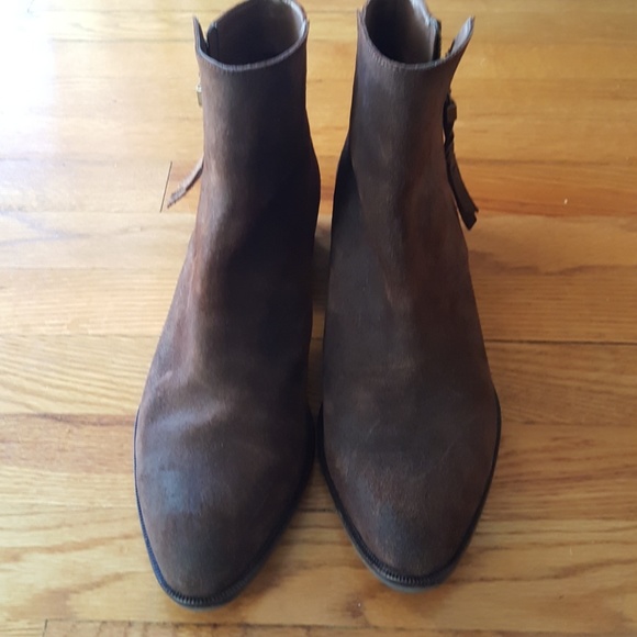 Elliott Lucca Rosaria Suede Dark Brown Bootie - Picture 5 of 8